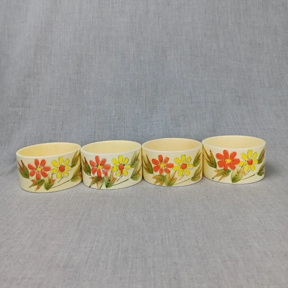 Hand Painted Ceramic Bowl Set Of 4 Made In Japan Gifts 